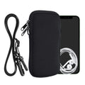 kwmobile Handytasche für Smartphones - Handy Tasche mit Handykette 15,2 x 8,3 cm Innenmaße