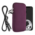 kwmobile Handytasche für Smartphones - Handy Tasche mit Handykette 15,2 x 8,3 cm Innenmaße