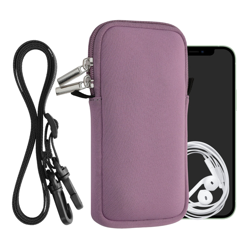 kwmobile Handytasche für Smartphones - Handy Tasche mit Handykette 15,2 x 8,3 cm Innenmaße