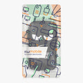 kwmobile Handytasche für Smartphones - Handy Tasche mit Kette 16,5 x 8,9 cm Innenmaße - Don't touch my Phone