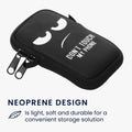 kwmobile Handytasche für Smartphones - Handy Tasche mit Kette 16,5 x 8,9 cm Innenmaße - Don't touch my Phone