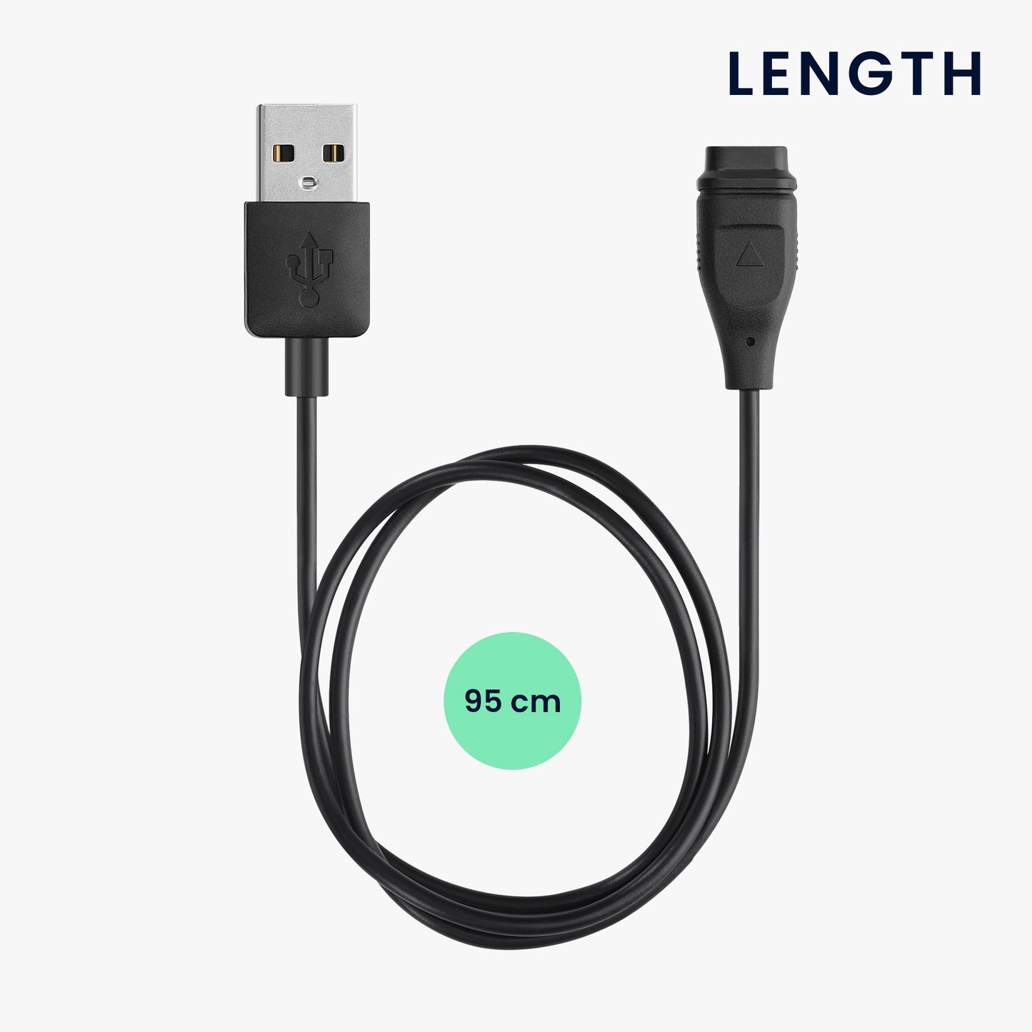 kwmobile kompatibel für COROS PACE 2 / PACE 3 / APEX / APEX Pro / APEX 2 / VERTIX USB Ladekabel Charger für Smart Watch Fitnesstracker Ersatzkabel