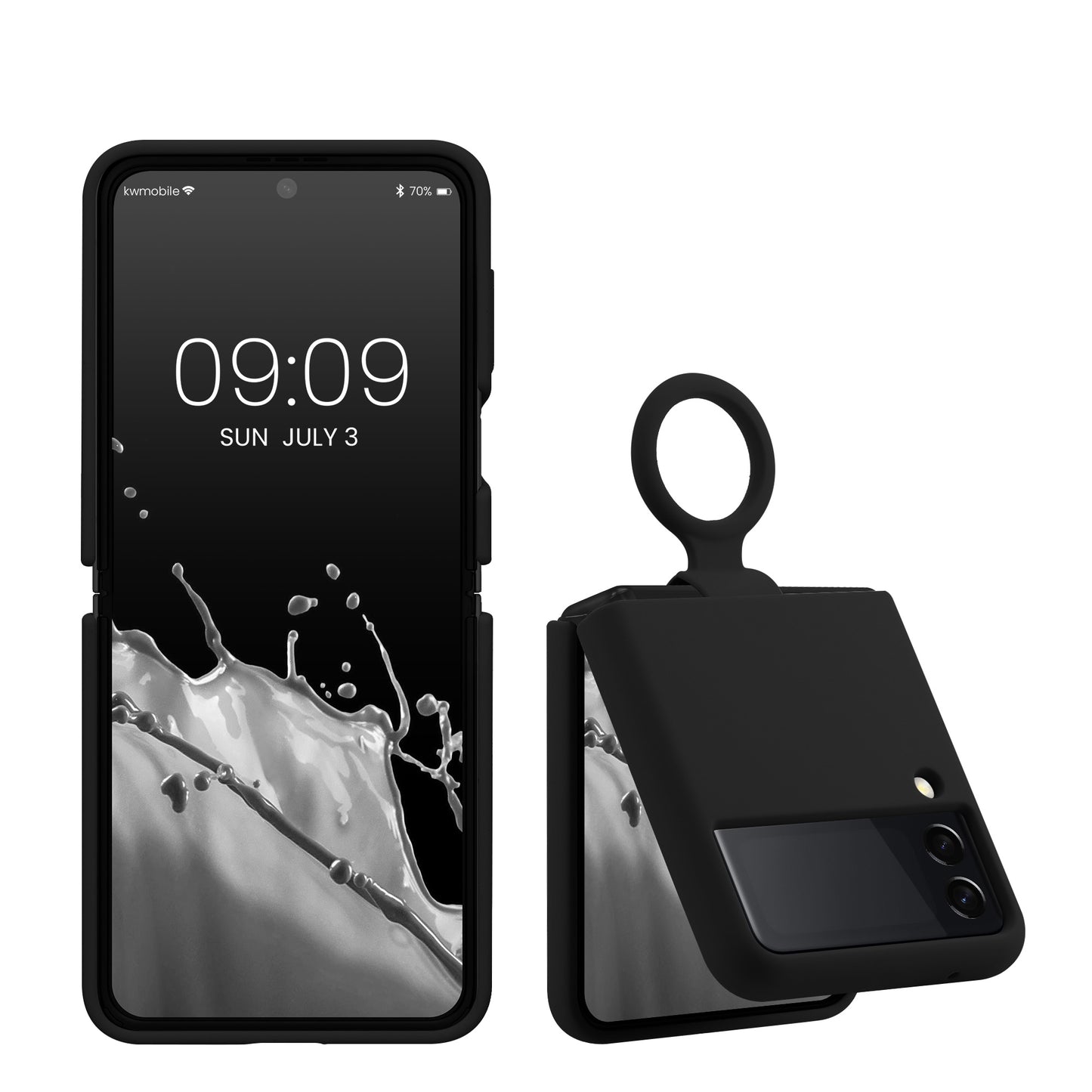 kwmobile Flip Soft Case kompatibel mit Samsung Galaxy Z Flip 3 5G - Hülle für Foldable Handy - Handyhülle