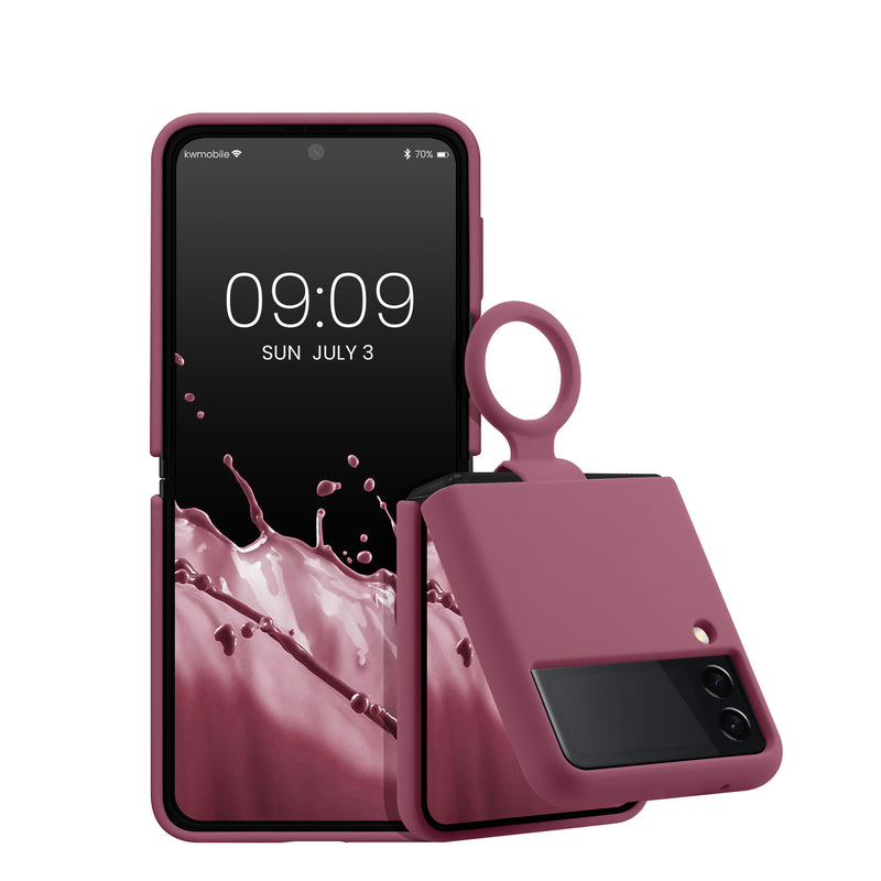 kwmobile Flip Soft Case kompatibel mit Samsung Galaxy Z Flip 3 5G - Hülle für Foldable Handy - Handyhülle