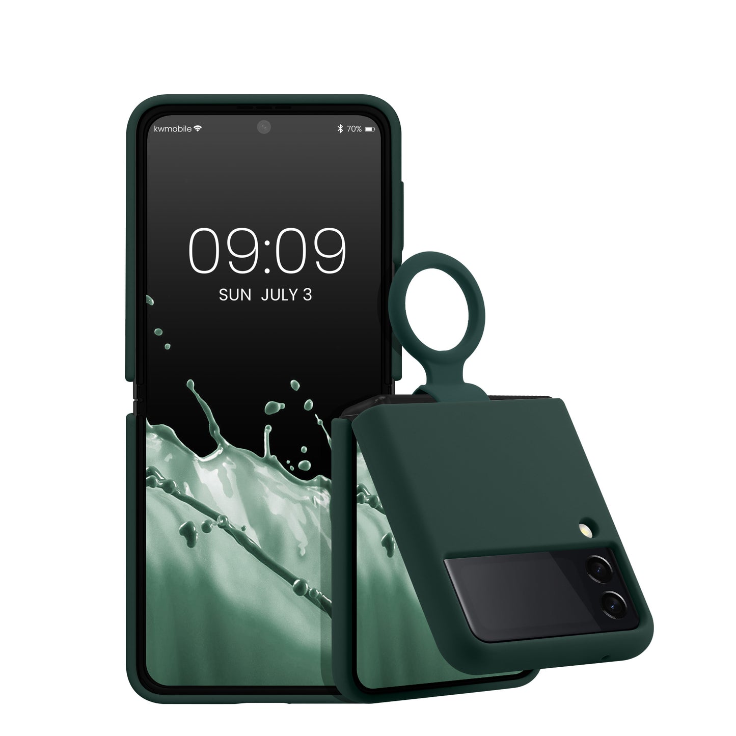 kwmobile Flip Soft Case kompatibel mit Samsung Galaxy Z Flip 3 5G - Hülle für Foldable Handy - Handyhülle