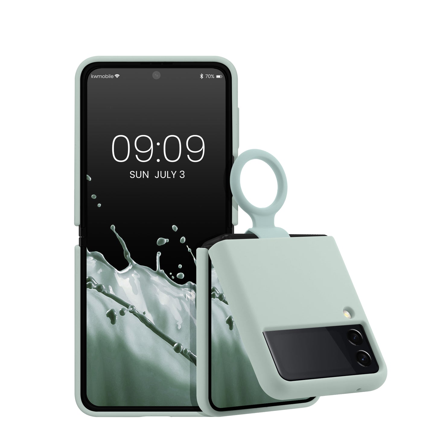 kwmobile Flip Soft Case kompatibel mit Samsung Galaxy Z Flip 3 5G - Hülle für Foldable Handy - Handyhülle