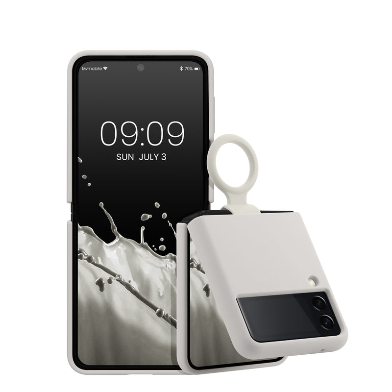 kwmobile Flip Soft Case kompatibel mit Samsung Galaxy Z Flip 3 5G - Hülle für Foldable Handy - Handyhülle