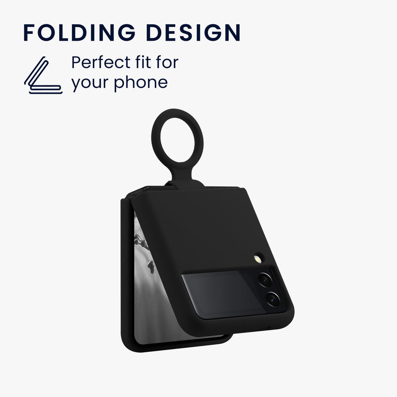 kwmobile Flip Soft Case kompatibel mit Samsung Galaxy Z Flip 3 5G - Hülle für Foldable Handy - Handyhülle