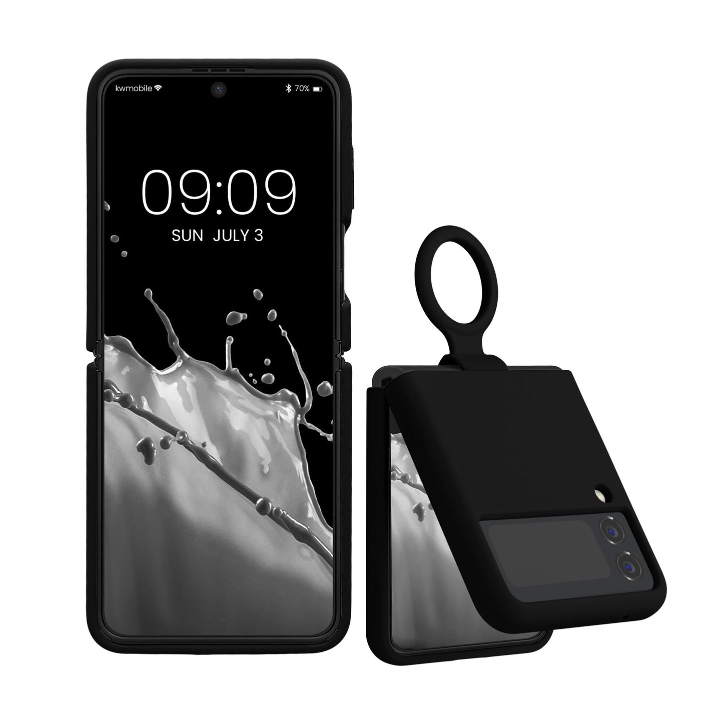 kwmobile Flip Soft Case kompatibel mit Samsung Galaxy Z Flip4 - Hülle für Foldable Handy - Handyhülle
