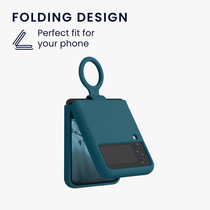 kwmobile Flip Soft Case kompatibel mit Samsung Galaxy Z Flip4 - Hülle für Foldable Handy - Handyhülle