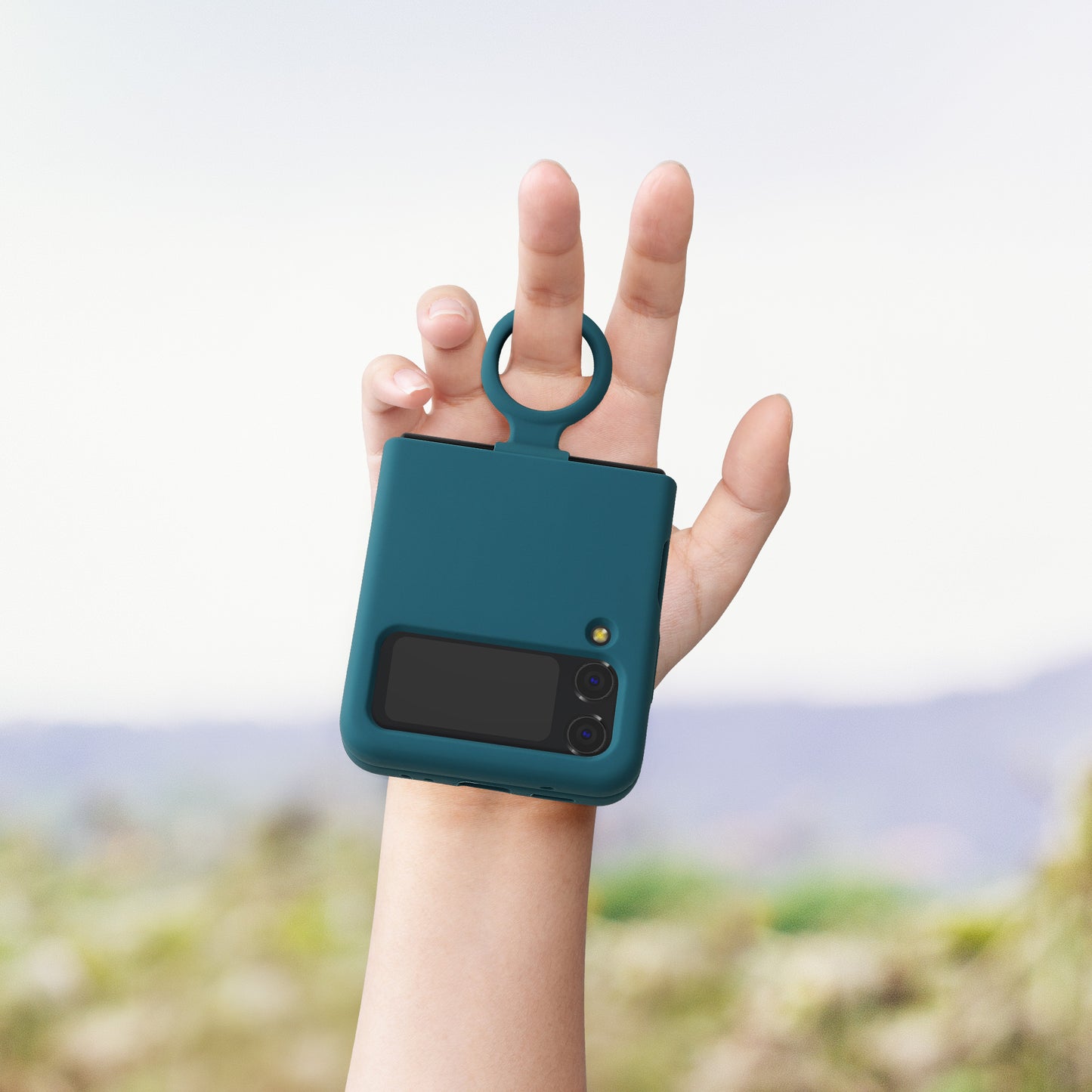 kwmobile Flip Soft Case kompatibel mit Samsung Galaxy Z Flip4 - Hülle für Foldable Handy - Handyhülle
