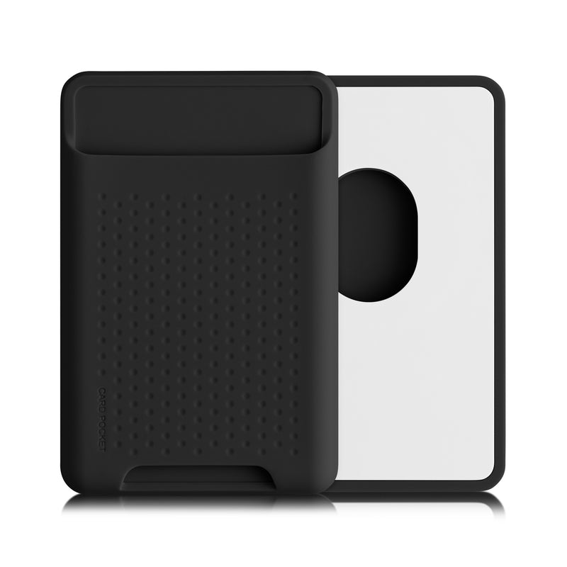 kwmobile Kartenhalter kompatibel mit Apple iPhone Serie - Kartenfach Halter magnetisch - Handy Kartenetui kompatibel mit MagSafe