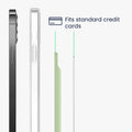 kwmobile Kartenhalter kompatibel mit Apple iPhone Serie - Kartenfach Halter magnetisch - Handy Kartenetui kompatibel mit MagSafe