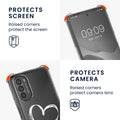 kwmobile Necklace Case kompatibel mit Motorola Moto G31 / Moto G41 Hülle Silikon Cover mit Handykette Transparent Kirschblütenblätter
