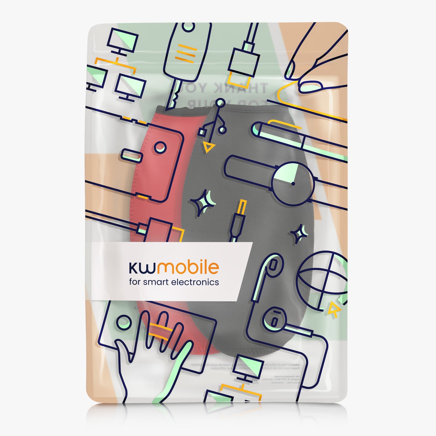 kwmobile Schutzhülle kompatibel mit SodaStream Glasflasche - Flaschen Kühler für Wasser Karaffe