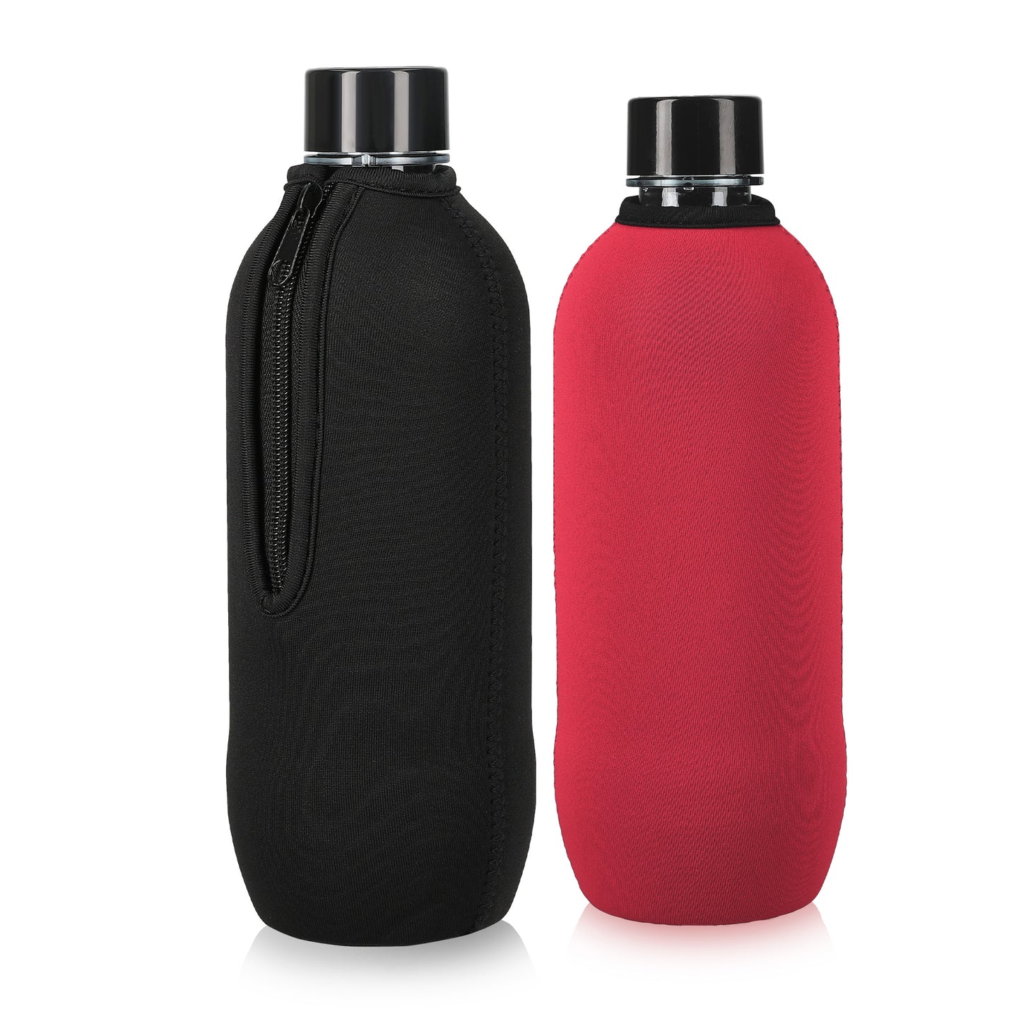 kwmobile Schutzhülle kompatibel mit SodaStream Glasflasche - Flaschen Kühler für Wasser Karaffe
