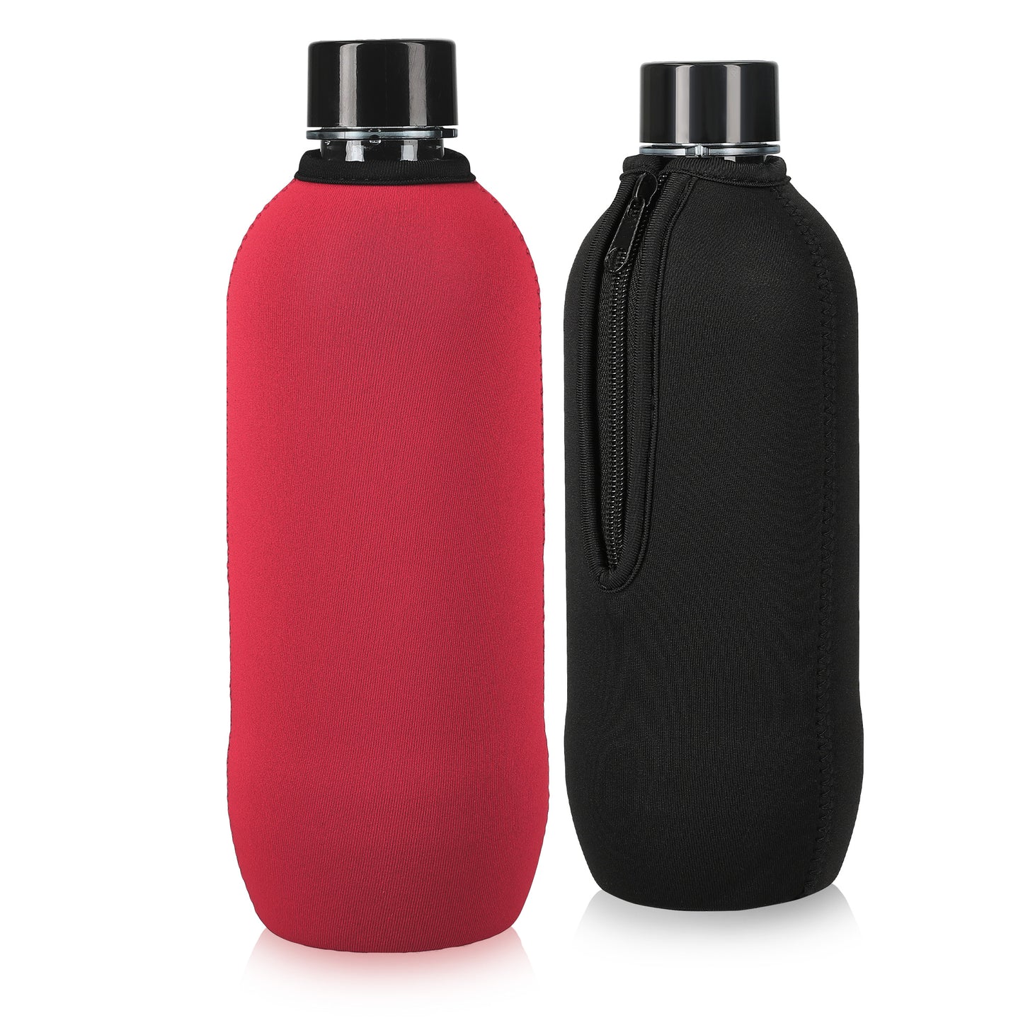 kwmobile Schutzhülle kompatibel mit SodaStream Glasflasche - Flaschen Kühler für Wasser Karaffe
