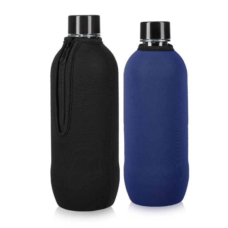 kwmobile Schutzhülle kompatibel mit SodaStream Glasflasche - Flaschen Kühler für Wasser Karaffe