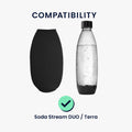 kwmobile Schutzhülle kompatibel mit SodaStream Glasflasche - Flaschen Kühler für Wasser Karaffe