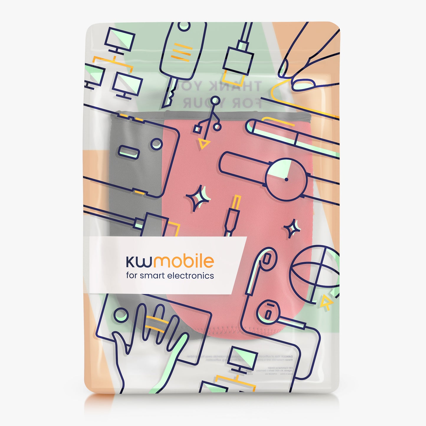 kwmobile Schutzhülle kompatibel mit SodaStream Glasflasche - Flaschen Kühler für Wasser Karaffe