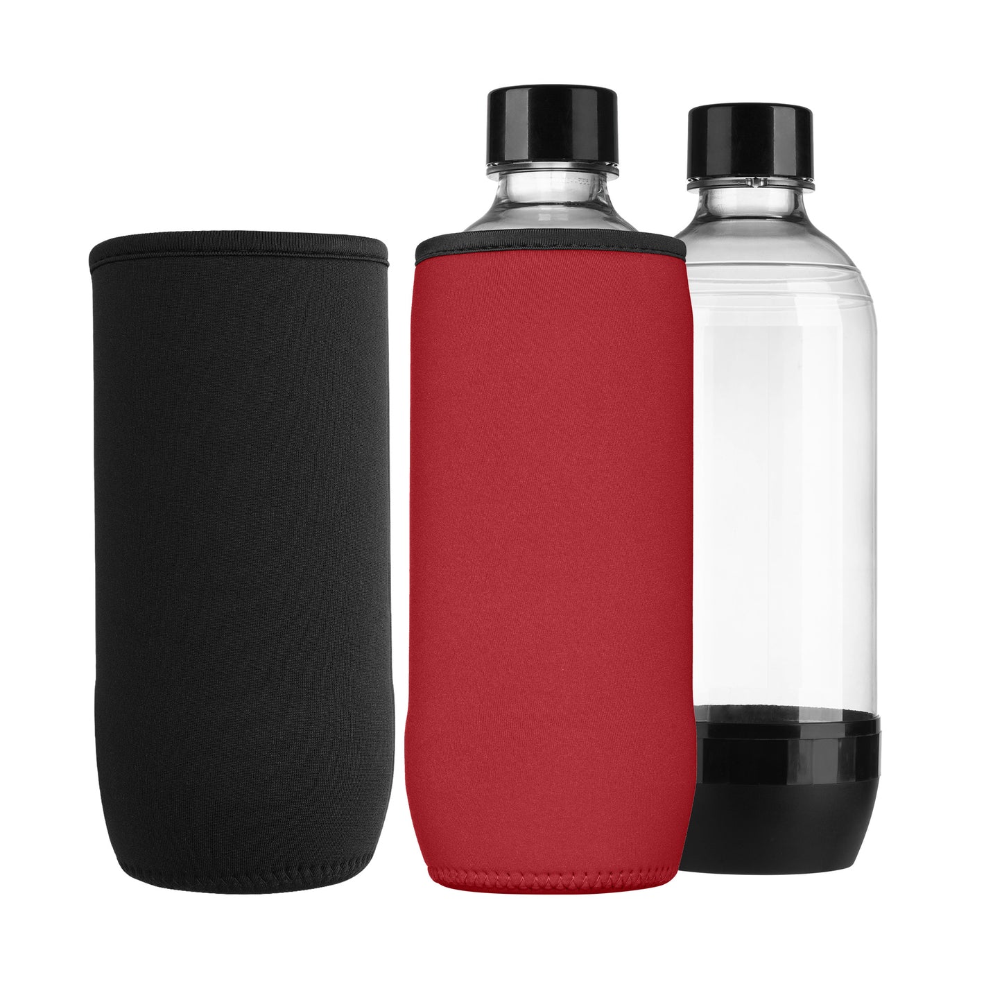 kwmobile Schutzhülle kompatibel mit SodaStream Glasflasche - Flaschen Kühler für Wasser Karaffe