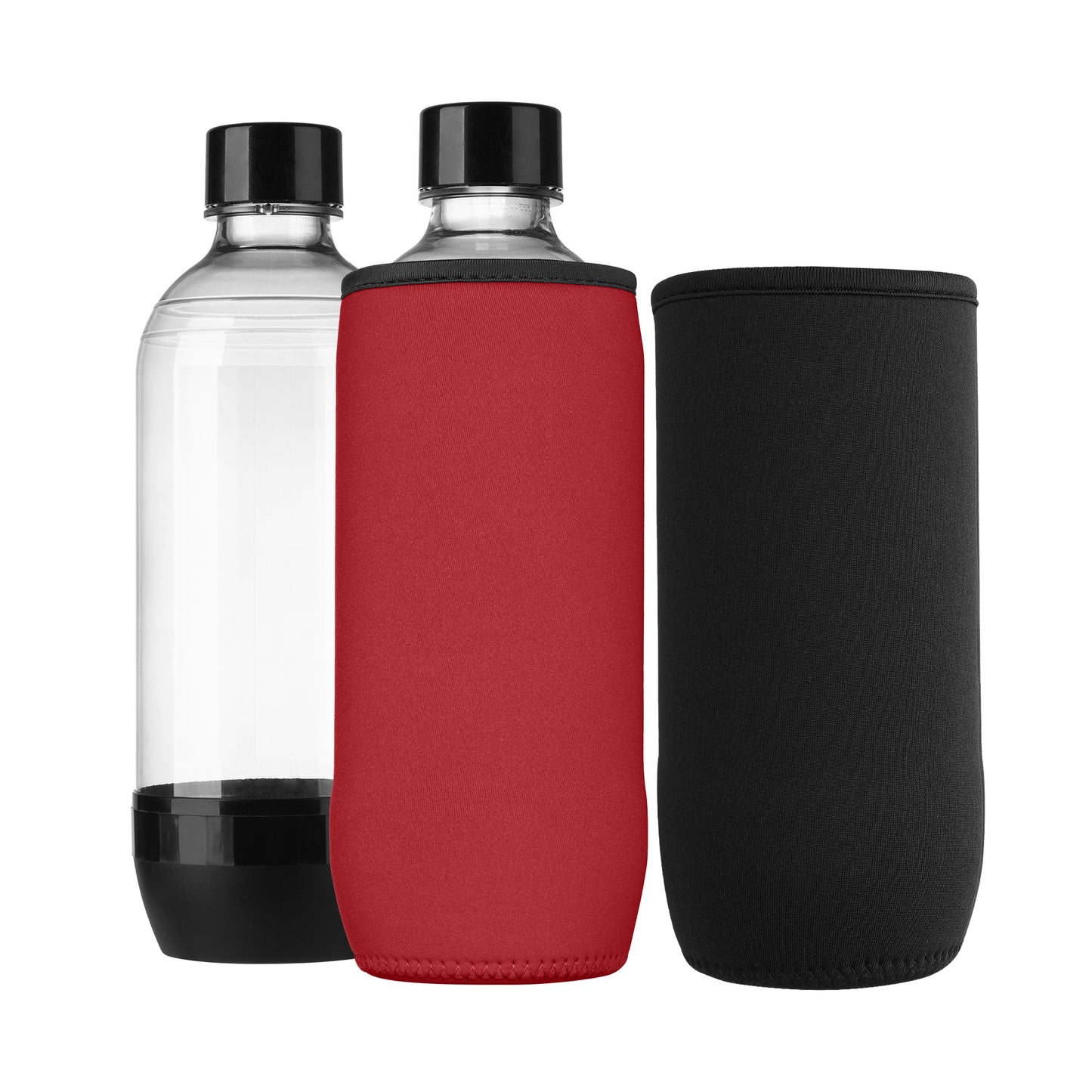 kwmobile Schutzhülle kompatibel mit SodaStream Glasflasche - Flaschen Kühler für Wasser Karaffe