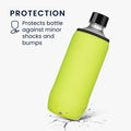 kwmobile Schutzhülle kompatibel mit SodaStream Glasflasche - Flaschen Kühler für Wasser Karaffe