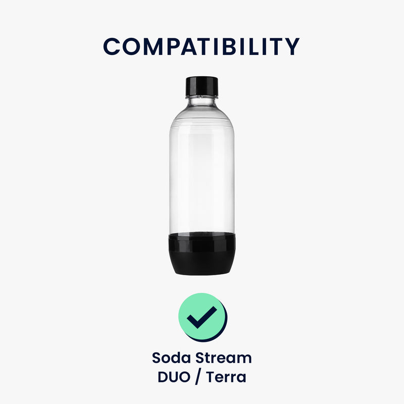 kwmobile Schutzhülle kompatibel mit SodaStream Glasflasche - Flaschen Kühler für Wasser Karaffe