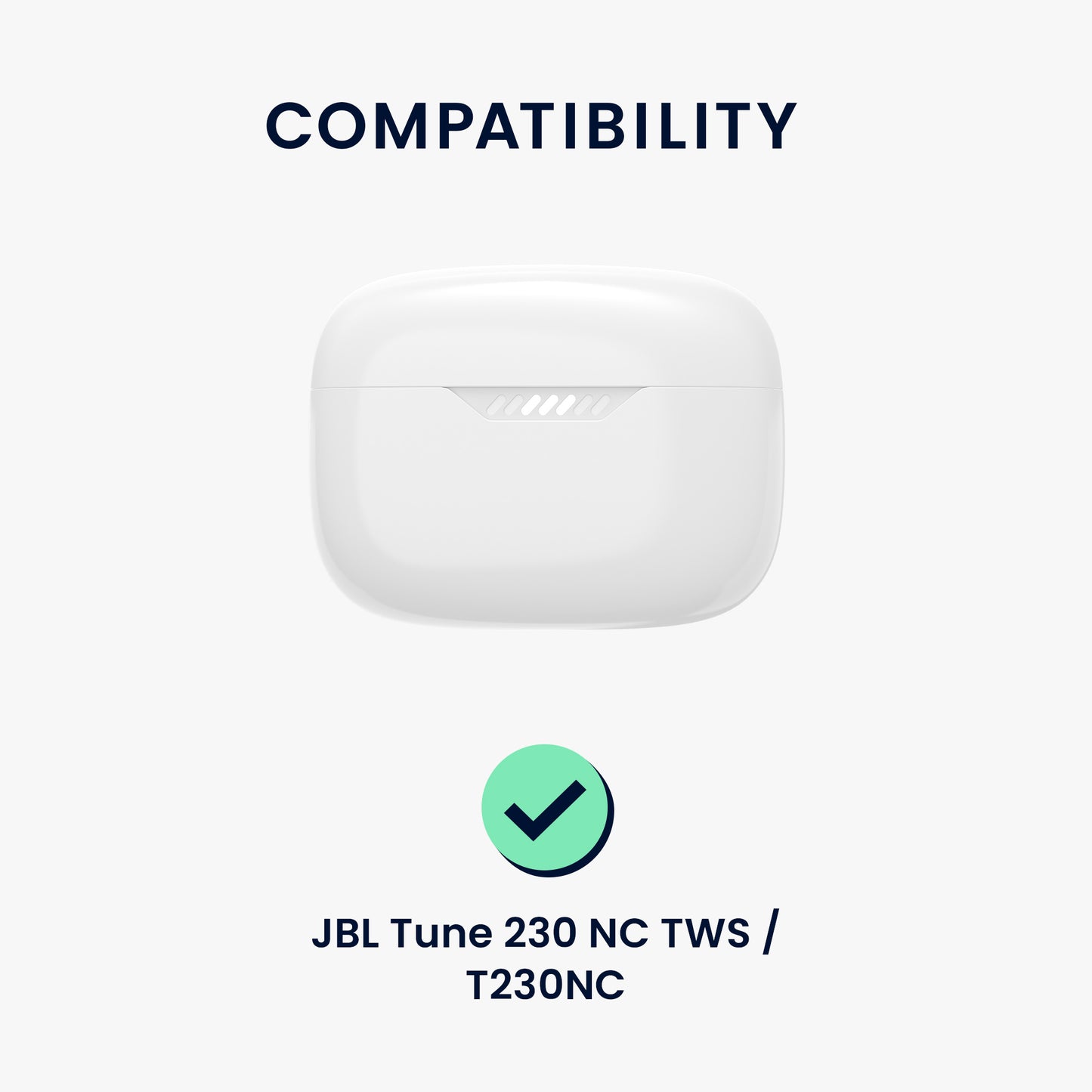 Silikon Hülle für JBL Tune 230 NC TWS / T230NC / T235NC Don't touch my Headphones Design