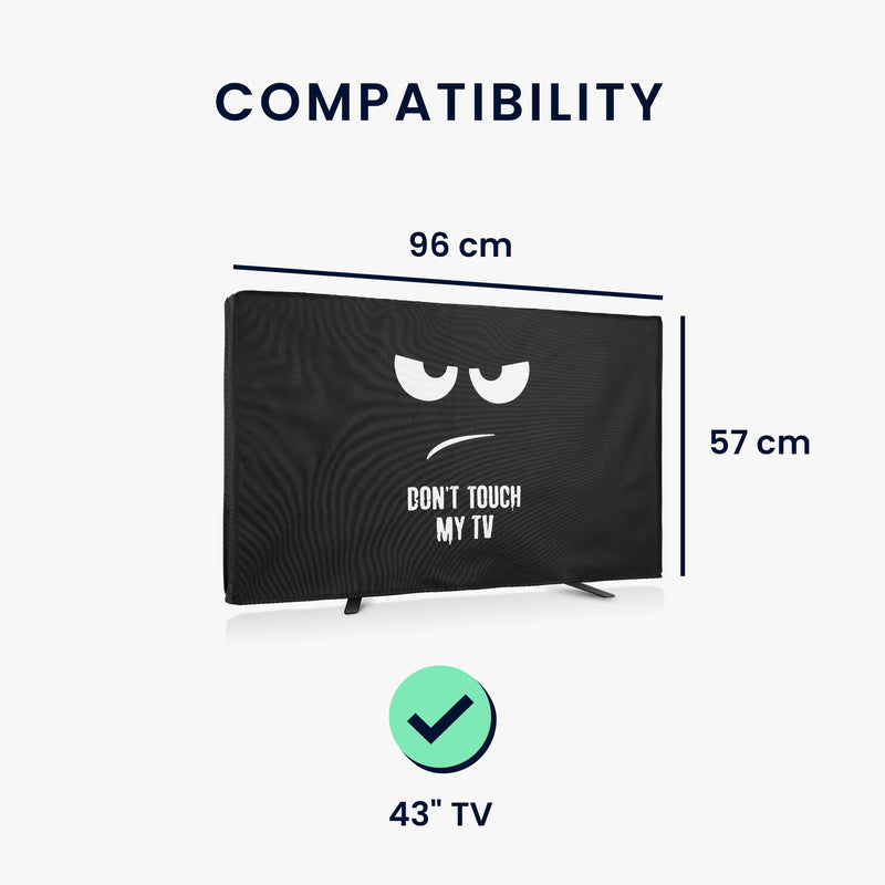 kwmobile 43" TV Abdeckung Outdoor Fernseher Hülle Bildschirmschutz Schutzhülle wetterfest
