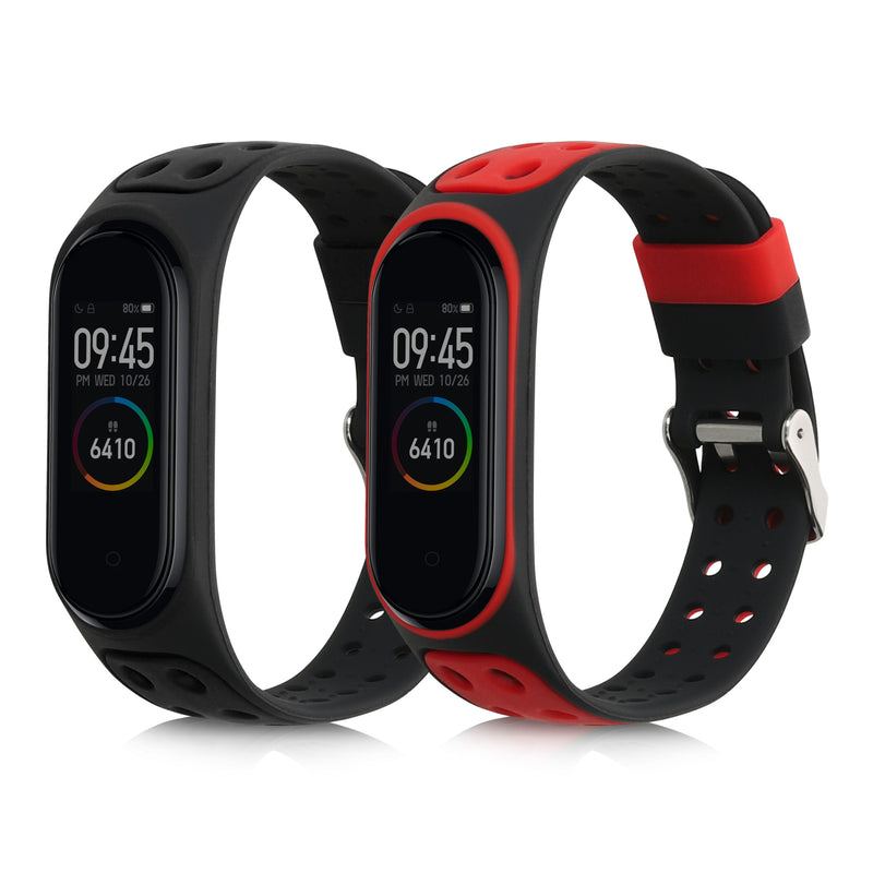 kwmobile Uhrenarmband für Xiaomi Mi Band 4 / Mi Band 3 Armband Fitnesstracker Band Set Ersatzarmband Smartwatch