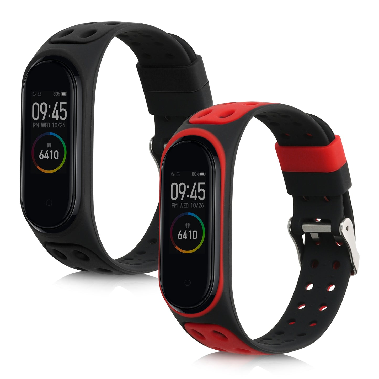 kwmobile Uhrenarmband für Xiaomi Mi Band 4 / Mi Band 3 Armband Fitnesstracker Band Set Ersatzarmband Smartwatch