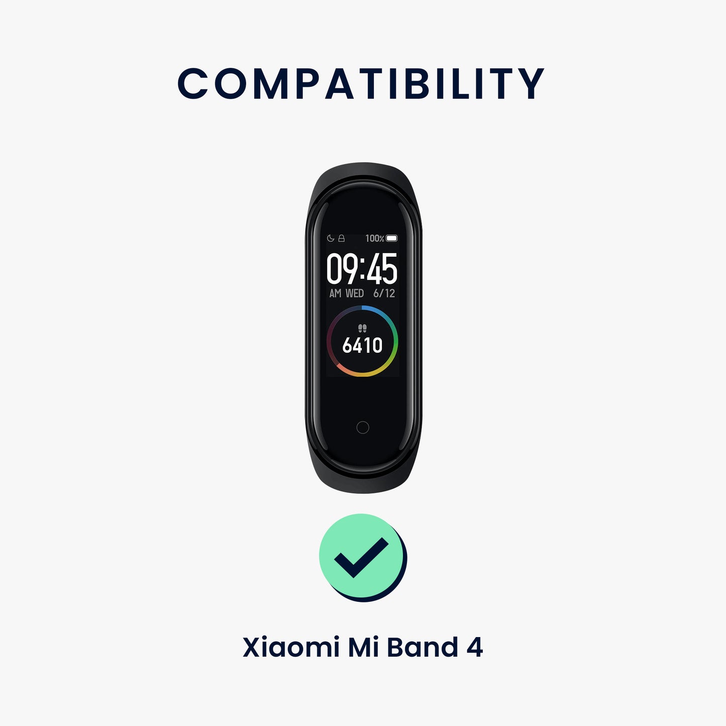 kwmobile Uhrenarmband für Xiaomi Mi Band 4 / Mi Band 3 Armband Fitnesstracker Band Set Ersatzarmband Smartwatch