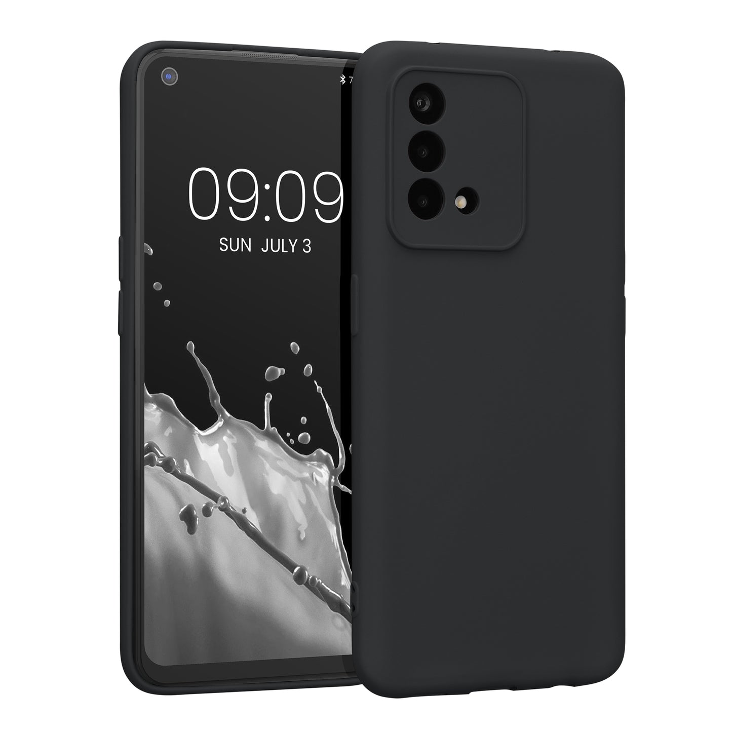 kwmobile Slim Case kompatibel mit Oppo A74 Hülle - Handyhülle aus Silikon
