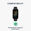 kwmobile Uhrenarmband für Huawei Band 7 / Band 6 / Honor Band 6 Armband Fitnesstracker Band Set Ersatzarmband Smartwatch