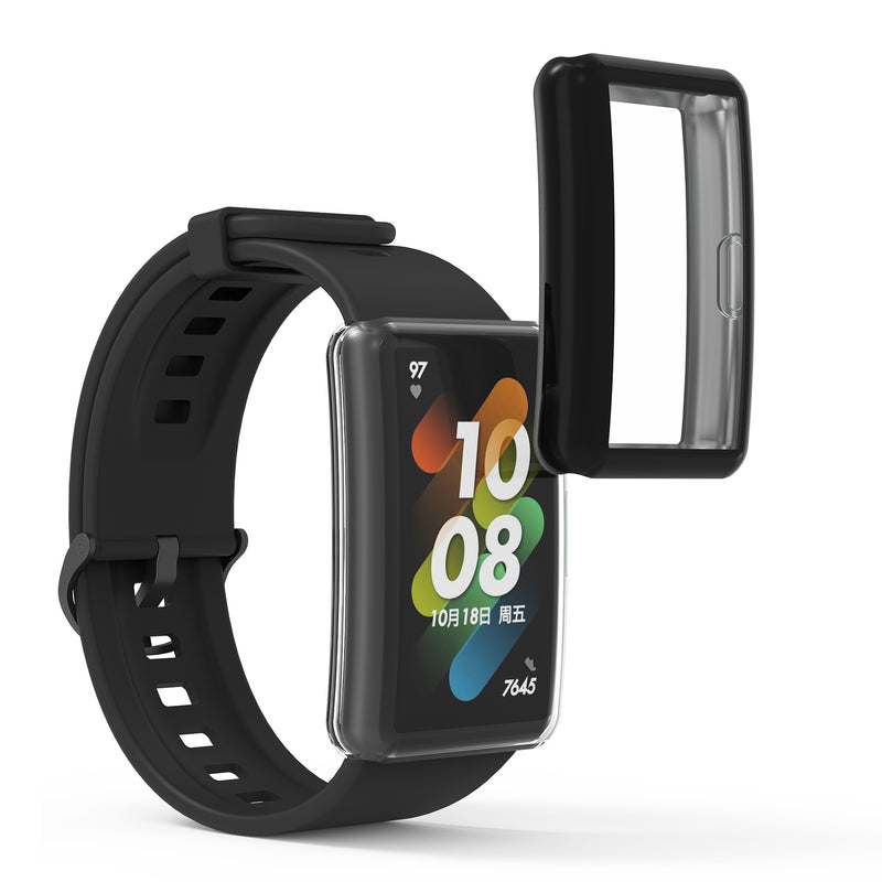 kwmobile Schutzhülle Fullbody Display Cover Set für HONOR Band 7 / Band 6 / Huawei Band 7 / Band 6