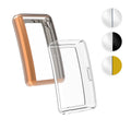 kwmobile 2x Schutzhülle kompatibel mit HONOR Band 7 / Band 6 / Huawei Band 7 / Band 6 Hülle - Fullbody Cover Set aus Silikon - Transparent Transparent  [dsg02]