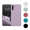 kwmobile Hülle kompatibel mit Samsung Galaxy A04s Hülle - weiches TPU Silikon Case - Cover geeignet für kabelloses Laden - Petrol matt Petrol matt  