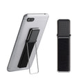 kwmobile Smartphone Fingerhalter mit Standfunktion - Handy Halter Griff Halterung selbstklebend - kompatibel mit magnetischen Autohalterungen - für alle Handy Modelle