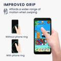 kwmobile Smartphone Fingerhalter mit Standfunktion - Handy Halter Griff Halterung selbstklebend - kompatibel mit magnetischen Autohalterungen - für alle Handy Modelle