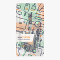 kwmobile Autoschlüssel Kunstleder Hülle kompatibel mit Renault 4-Tasten Smartkey Autoschlüssel (nur Keyless Go) - Schlüsselhülle Schlüssel Case - Cover
