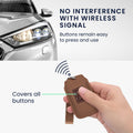 kwmobile Autoschlüssel Kunstleder Hülle kompatibel mit Renault 4-Tasten Smartkey Autoschlüssel (nur Keyless Go) - Schlüsselhülle Schlüssel Case - Cover