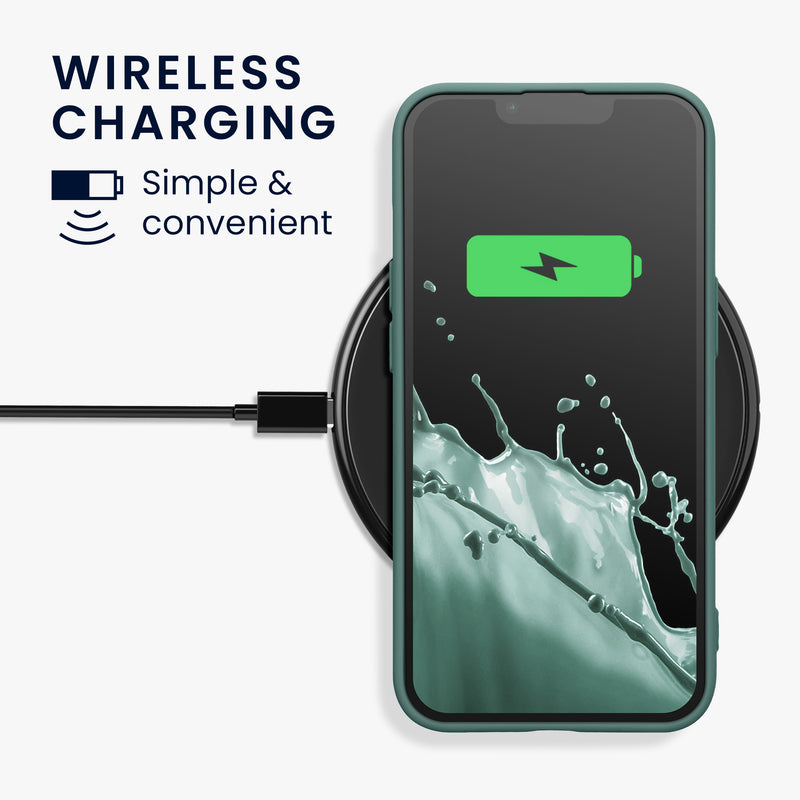 kwmobile Slim Case kompatibel mit Apple iPhone 13 Hülle - Handyhülle aus Silikon