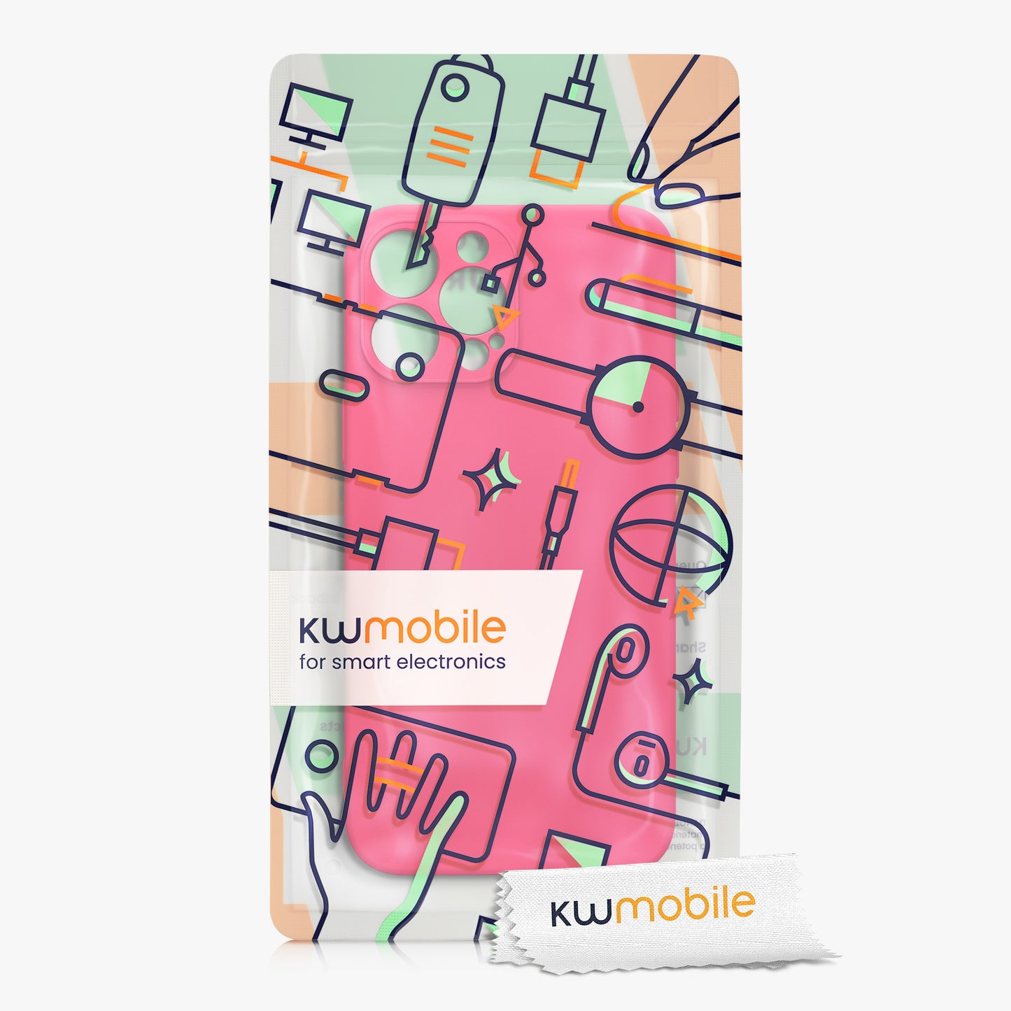 kwmobile Slim Case kompatibel mit Apple iPhone 13 Pro Max Hülle - Handyhülle aus Silikon