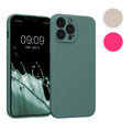 kwmobile Slim Case kompatibel mit Apple iPhone 13 Pro Max Hülle - Handyhülle aus Silikon in Neon Pink Neon Pink  