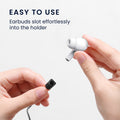 kwmobile Halteband Set magnetisch kompatibel mit Apple Airpods 1 / 2 / 3 / Pro 1 / Pro 2 Headphones
