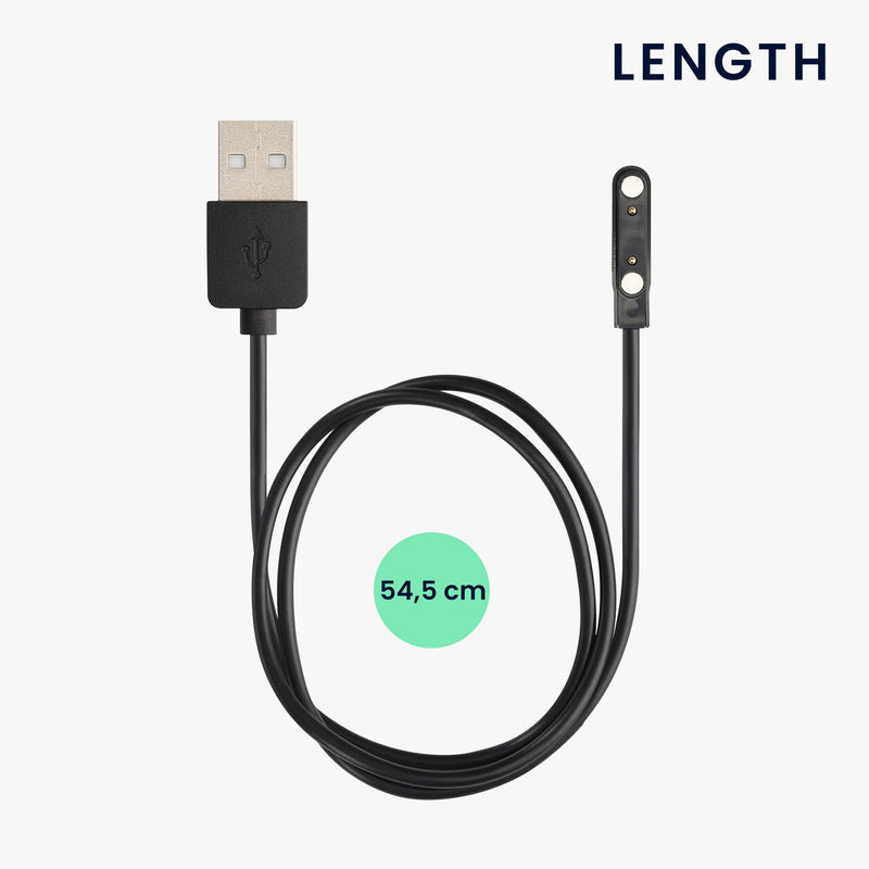 kwmobile kompatibel für XPLORA XGO 2 USB Ladekabel Charger für Smart Watch Fitnesstracker Ersatzkabel