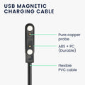 kwmobile kompatibel für XPLORA XGO 2 USB Ladekabel Charger für Smart Watch Fitnesstracker Ersatzkabel