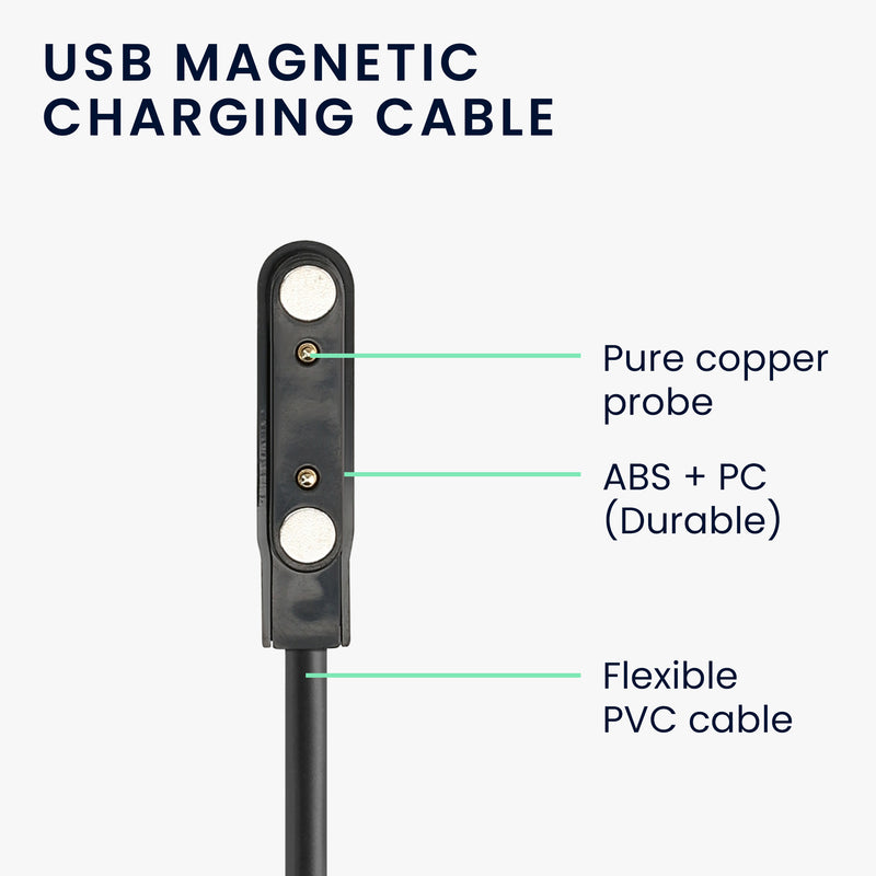 kwmobile kompatibel für XPLORA XGO 2 USB Ladekabel Charger für Smart Watch Fitnesstracker Ersatzkabel
