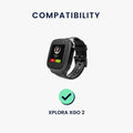 kwmobile kompatibel für XPLORA XGO 2 USB Ladekabel Charger für Smart Watch Fitnesstracker Ersatzkabel